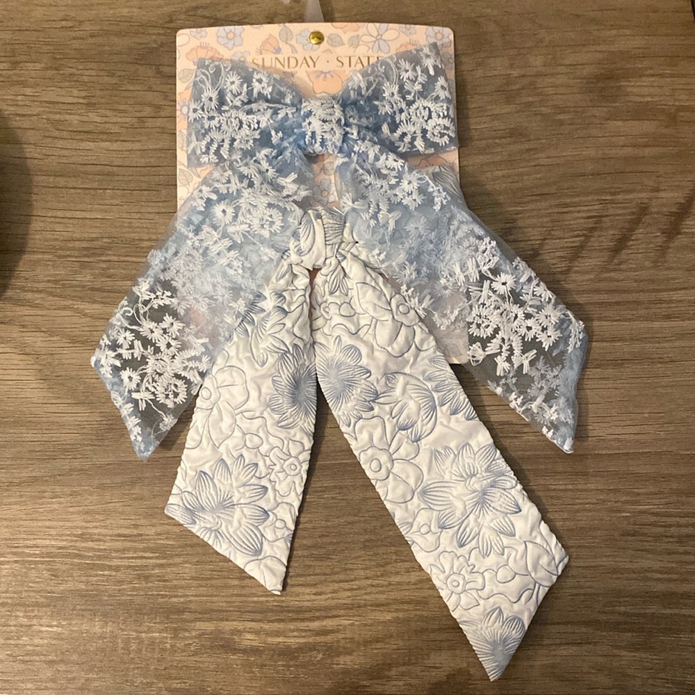 Sunday State 2pack hair bows NEW